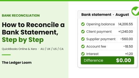 How to Reconcile a Bank Statement, Step by Step